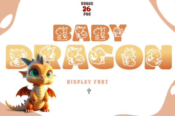 Baby Dragon Font for Web Design Projects