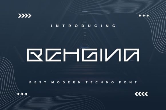 Behgina: A Modern Display Font for Creative Branding