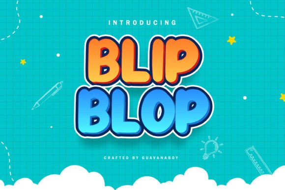 Blip Blop Font for Dynamic Campaign Design