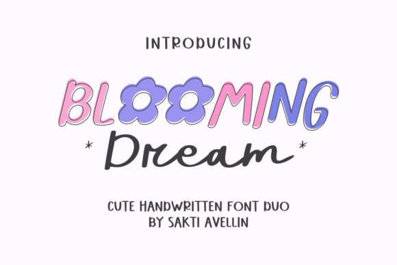 Blooming Dream Font for Editorial Design