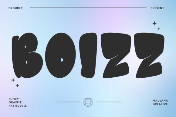 Boizz: A Playful Font for Creative Editorial Projects