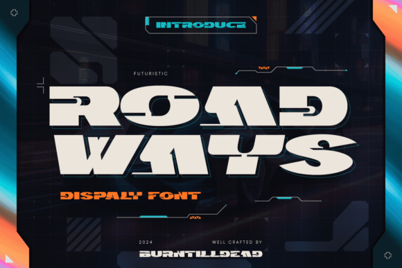 Bring Modern Elegance to Your Creations with Roadways Font