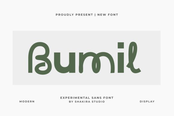 Bumil: A Bold Display Font for Modern Campaigns