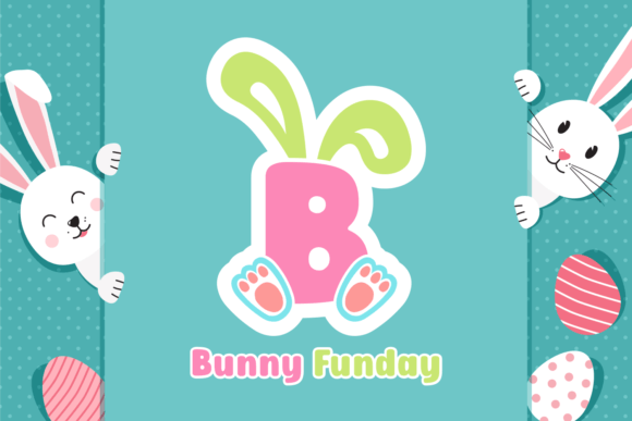 Bunny Funday Font for Whimsical Craft Projects