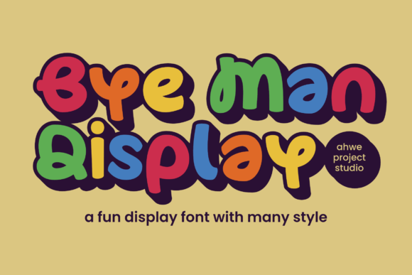 Bye Man: A Bold Display Font for Modern Web Design