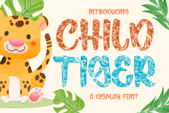 Child Tiger Font for Professional Branding and Design