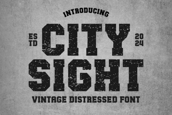 City Sight Font for Campaign Creatives