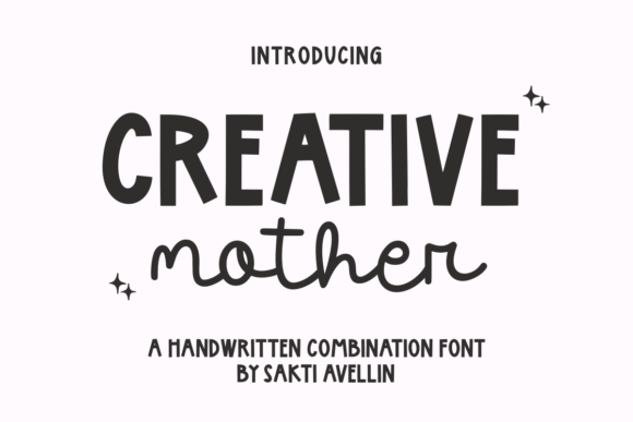 Creative Mother Font for Handmade Projects