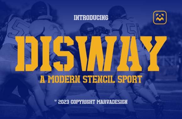 Disway: A Bold Display Font for Digital Branding