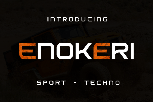 Enokeri Font for Dynamic Brand Visuals