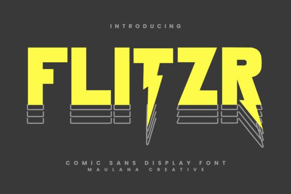 Flitzr Flash: A Playful Typeface for Bold Editorial Design