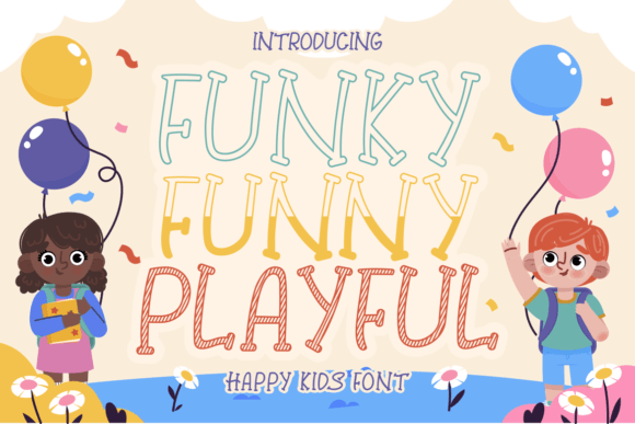 Funky Funny Playful Font for Creative Makers