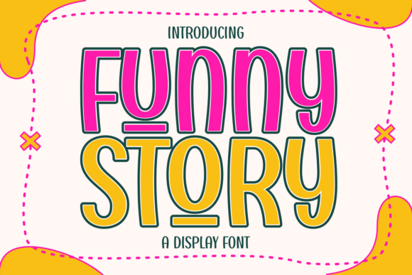 Funny Story Font for Handmade Creations