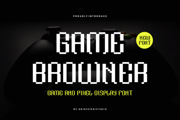 Game Browner: A Modern Font for Editorial Design