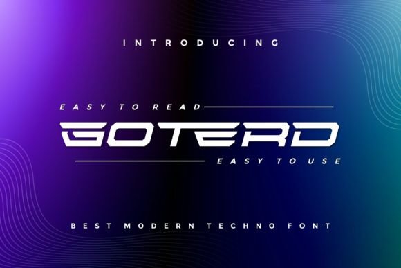Goterd: A Playful Display Font for Bold Branding