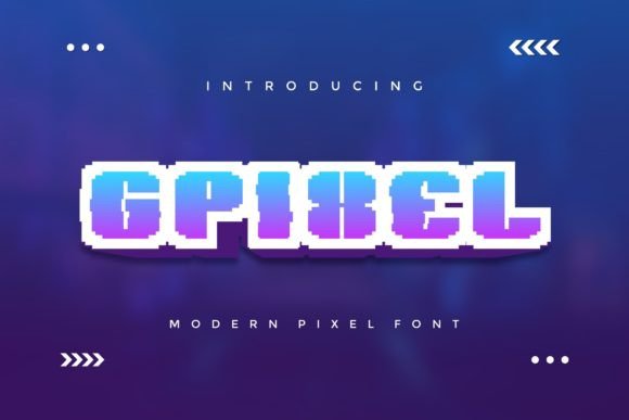 Gpixel: A Bold Display Font for Web Design