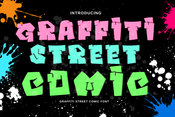 Graffiti Street Comic Font for Bold Branding