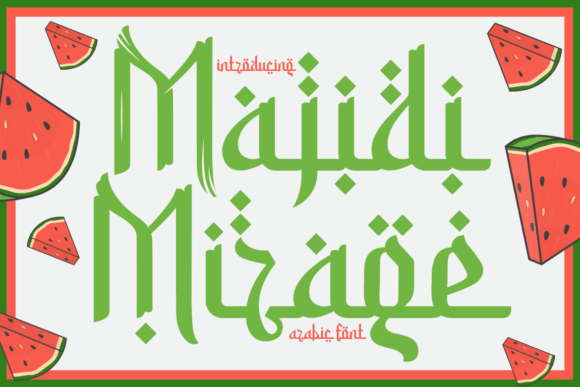 Majidi Mirage Arabic Font for Branding Projects
