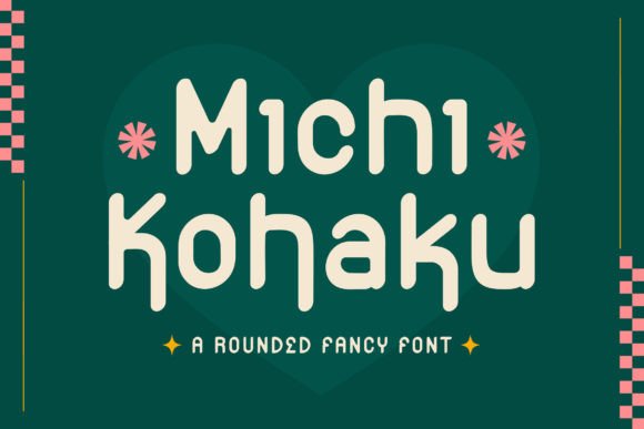 Michi Kohaku: A Playful Display Font for Modern Editorial Design