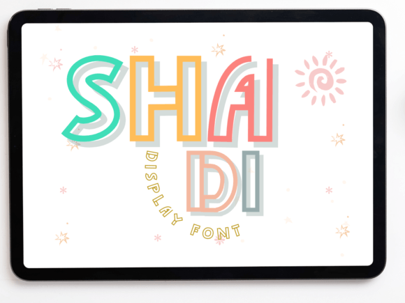 Shadi: A Playful Font for Modern Editorial Design