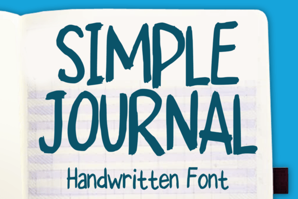 Simple Journal Font for Creative Branding Projects