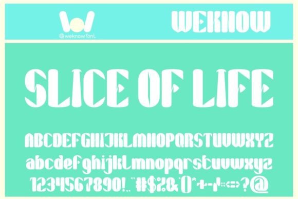 Slice of Life Font for Vibrant Editorial Design